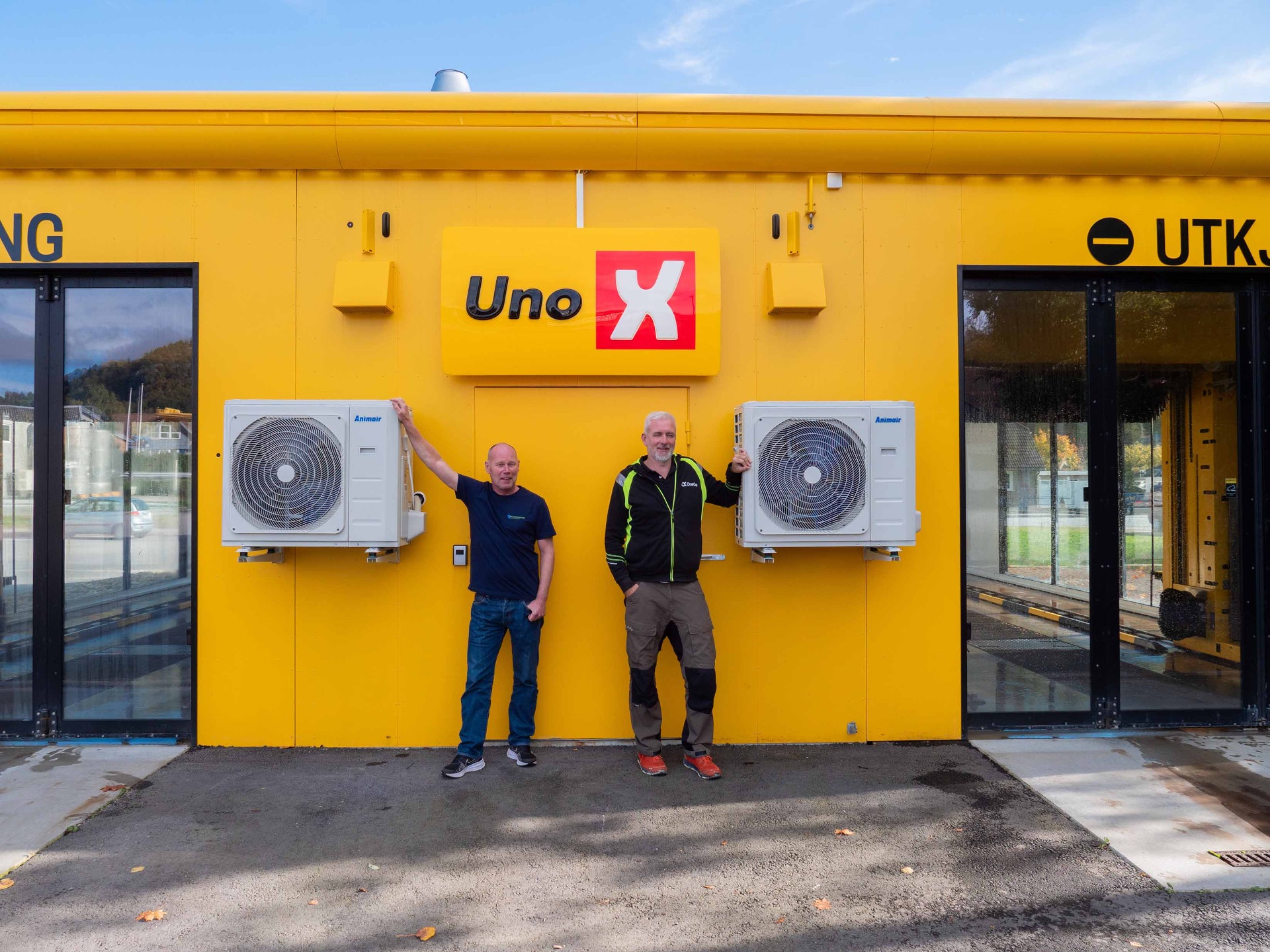 Alf Knudsen i Kinnan og Øystein Kristiansen fra OneCo